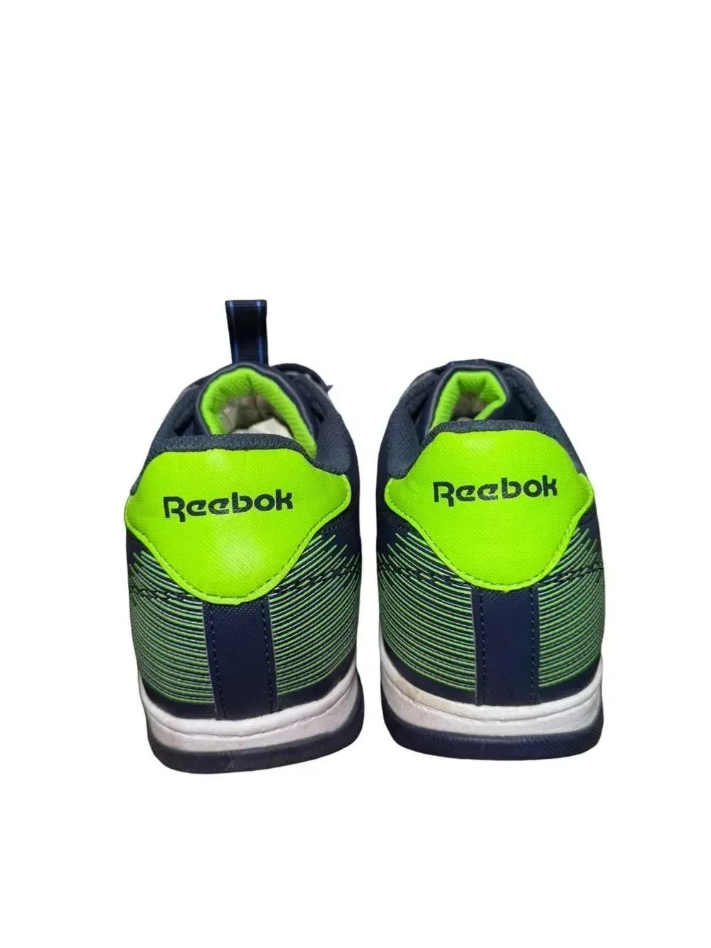 Reebok Navy & Neon Green Athletic Sneaker x Heelys size 7